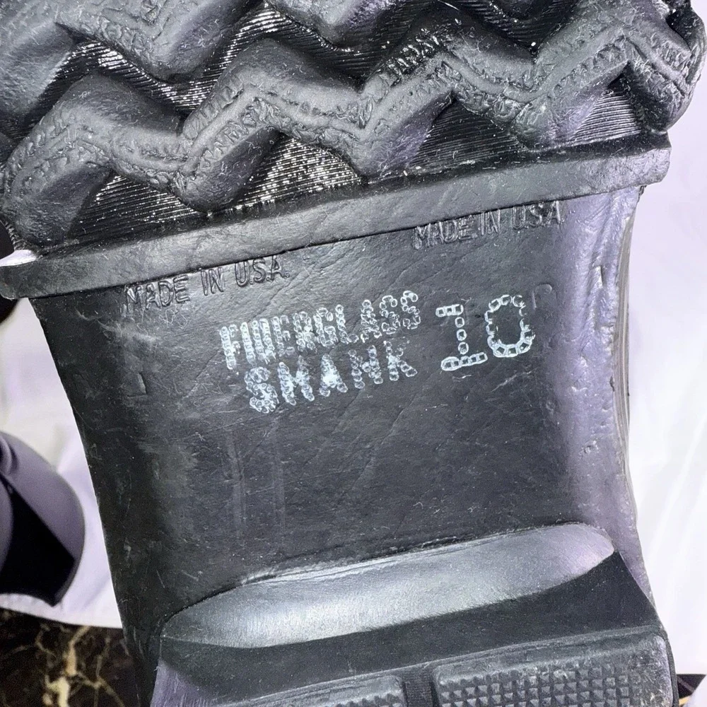 LaCrosse Iceman Rubber Fiberglass Shank Insulated Winter Fishing Boots Men's 10